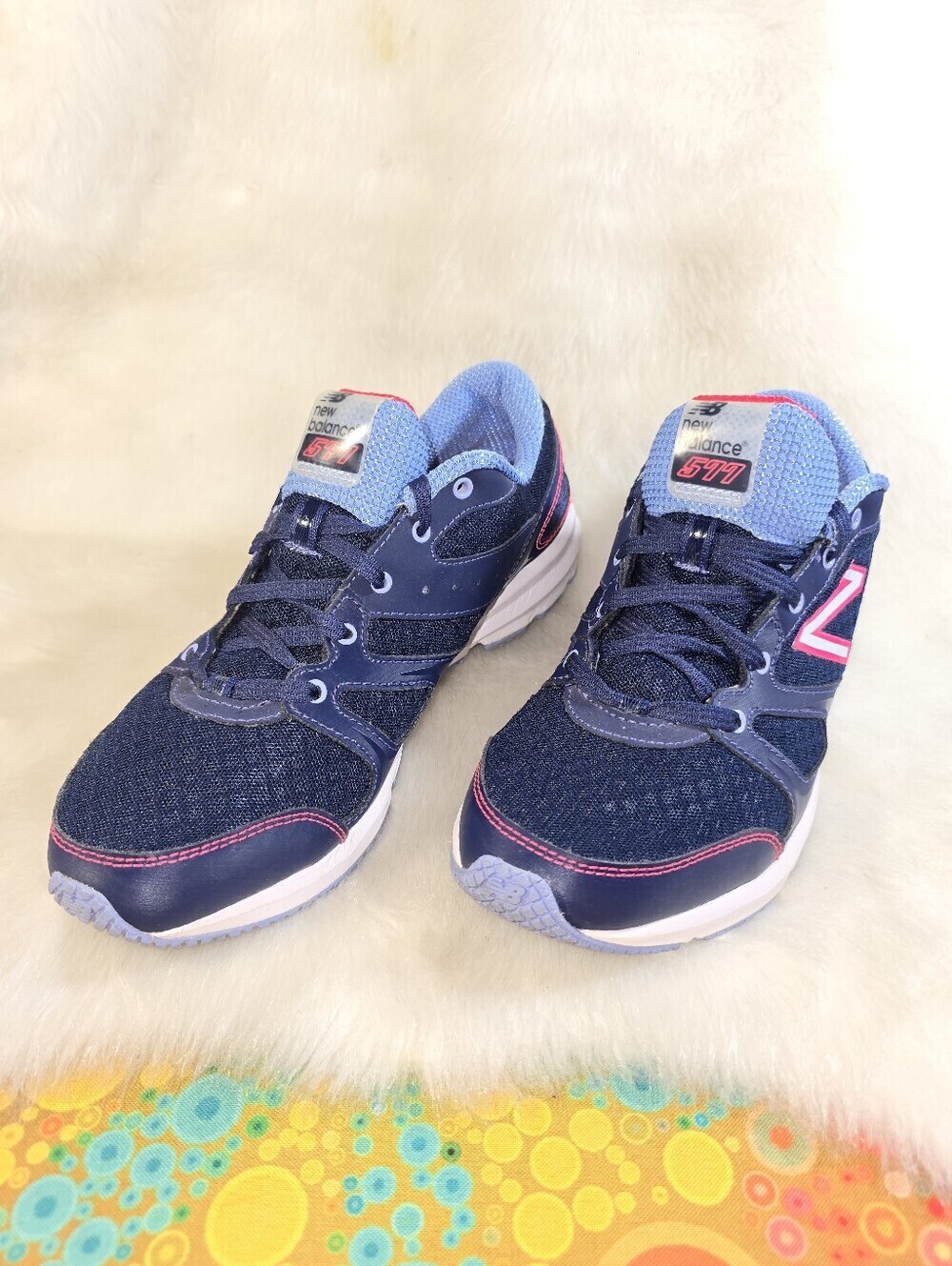 New Balance 577 Navy & Pink Women's Running Shoes